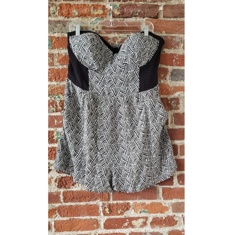 Black and White Romper